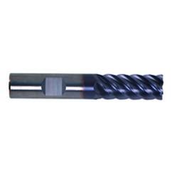 3/4" Dia. - 1-5/8" LOC - 4" OAL - 6 FL Carbide S/E HP End Mill-TiAlN-x - Industrial Tool & Supply