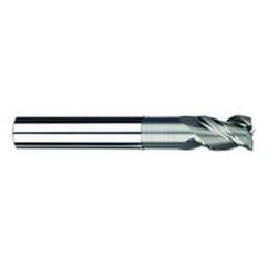 1/2" Dia. - 5/8" LOC - 6" OAL - 3 FL Carbide S/E HP End Mill-Uncoated - Industrial Tool & Supply