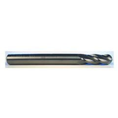 7/16" Dia. - 6" OAL - CBD - Ball End SE EM - 4 FL - Industrial Tool & Supply