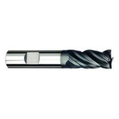 3/8" Dia. - 7/8 LOC - 2-1/2" OAL - 4 FL Carbide S/E HP End Mill-AlTiNx - Industrial Tool & Supply