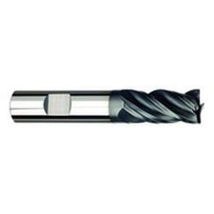 1/2" Dia. - 1" LOC - 3" OAL - 4 FL Carbide S/E HP End Mill-AlTiNx - Industrial Tool & Supply