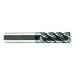 1/4" Dia. - 3/8" LOC - 2" OAL - 5 FL Carbide S/E HP End Mill-AlCrN-X - Industrial Tool & Supply