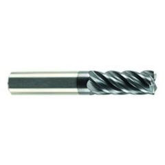 5/8" Dia. - 2-5/8" LOC - 5" OAL - .060 Radius 5 FL Carbide S/E HP End Mill-AlCrN-X - Industrial Tool & Supply