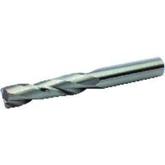 7/16 Dia. x 6 Overall Length 2-Flute Square End Solid Carbide SE End Mill-Round Shank-Center Cut-TiN - Industrial Tool & Supply