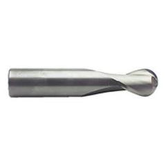 20mm Dia. - 100mm OAL - TiN CBD - Ball End SE EM - 2 FL - Industrial Tool & Supply