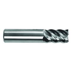 1/4" Dia. - 2-1/2" OAL - AlTiN - CBD - 60° Helix HP End Mill - 3 FL - Industrial Tool & Supply