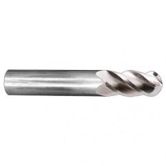 5/16" Dia. - 2-1/2" OAL - Ball Nose SE AlTiN 40° Helix CBD EM - 4 FL - Industrial Tool & Supply