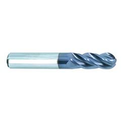 1/4" Dia. - 2-1/2"OAL - AlTiN CBD-Vari Helix-BE HP End Mill-4 FL - Industrial Tool & Supply