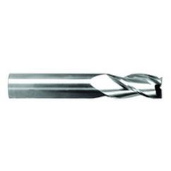 1" Dia. - 2-1/4" LOC - 5" OAL - .005 Radius 3 FL Carbide S/E HP End Mill-TiN - Industrial Tool & Supply