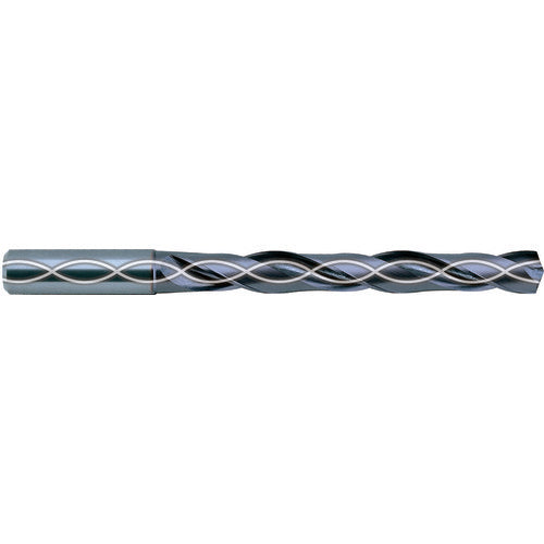 15.2 mm Dia. × 16 mm Shank × 83 mm Flute Length × 133 mm OAL, 5xD, 140°, TiAlN, 2 Flute, External Coolant, Straight Solid Carbide Drill