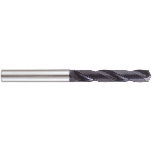 16.2 mm Dia. × 18 mm Shank × 73 mm Flute Length × 123 mm OAL, 3xD, 140°, TiAlN, 2 Flute, External Coolant, Straight Solid Carbide Drill