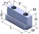 KW15KJN Jaw Nut For 1.5mm Serrated Hard Jaw - Industrial Tool & Supply