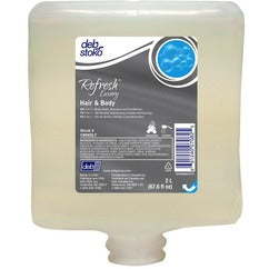 ‎2 Ltr - Cartridge - Fresh - Soap - Refresh Luxury 3-in-1 Hair & Body - Industrial Tool & Supply