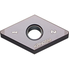 DNGA 432 MEP KBN05M, 1/32″ Corner Radius, 3/16″ Thick, 1/2″ Inscribed Circle, MEGACOAT, Diamond, Turning Indexable Insert