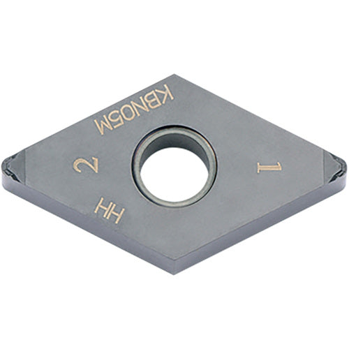 DNGM 431 HH KBN05M, 1/64″ Corner Radius, 3/16″ Thick, 1/2″ Inscribed Circle, MEGACOAT, 55 Degree Diamond, Turning Indexable Insert