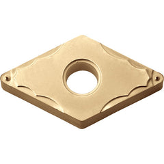 DNMG 332 GP CA525, 1/32″ Corner Radius, 3/16″ Thick, 3/8″ Inscribed Circle, TiCl2O3/TiN, 55 Degree Diamond, Turning Indexable Insert