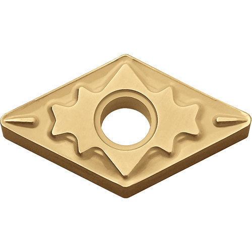 DNMG 331 HQ CCX, 1/64″ Corner Radius, 3/16″ Thick, 3/8″ Inscribed Circle,  TiCl2O3/Tin, 55 Degree Diamond, Turning Indexable Insert