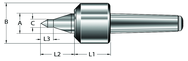 PLC-HDA-ELSP-MT3 - Heavy Duty - Live Center - Industrial Tool & Supply