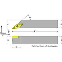SVJCR16-3D  1 x 1" RH Toolholder - Industrial Tool & Supply