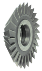 4 x 3/4 x 1-1/4 - HSS - 60 Degree - Double Angle Milling Cutter - 20T - TiCN Coated - Industrial Tool & Supply