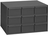 10-7/8 x 11-5/8 x 17-1/4'' (9 Compartments) - Steel Modular Parts Cabinet - Industrial Tool & Supply