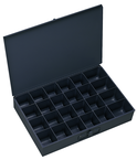 18 x 12 x 3'' - 24 Compartment Steel Boxes - Industrial Tool & Supply