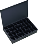 18 x 12 x 3'' - 32 Compartment Steel Boxes - Industrial Tool & Supply