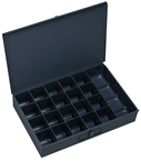 18 x 12 x 3'' - 21 Compartment Steel Boxes - Industrial Tool & Supply