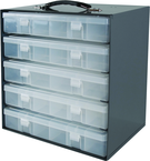 11-1/4 x 6-3/4 x 10-3/4'' - Steel Rack for Plastic Compartment Boxes - Industrial Tool & Supply