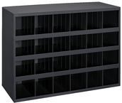 23-7/8 x 12 x 33-3/4'' (24 Compartments) - Steel Compartment Bin Cabinet - Industrial Tool & Supply