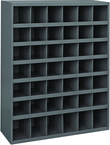 42 x 12 x 33-3/4'' (42 Compartments) - Steel Compartment Bin Cabinet - Industrial Tool & Supply