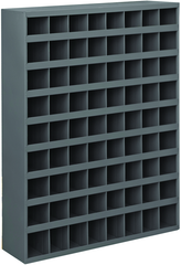 42 x 12 x 33-3/4'' (72 Compartments) - Steel Compartment Bin Cabinet - Industrial Tool & Supply