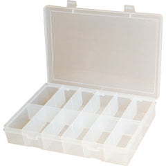 12 COMPARTMENT BOX CLEAR - Industrial Tool & Supply