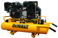 8 Gal. Single Stage Air Compressor, Twin Tank Wheel Barrow - Industrial Tool & Supply