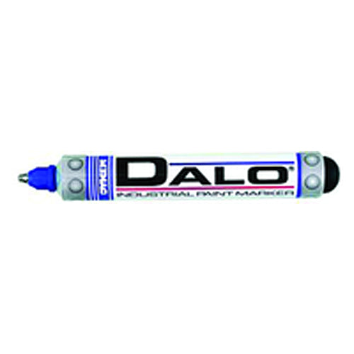 Dalo Medium Marker - Stainless Steel Ball Tip - Blue - Industrial Tool & Supply