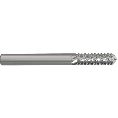 3/16 × 5/8 × 1/4 × 2 Solid Carbide Router - Drill Point Style - Industrial Tool & Supply