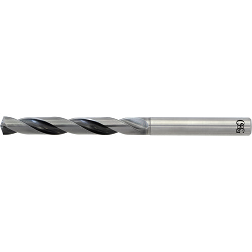 10.4 mm Dia. × 12 mm Shank × 84 mm Flute Length × 146 mm OAL, 5xD, WXL, 2 Flute, Coolant Thru, Solid Carbide Drill - Exact Industrial Supply