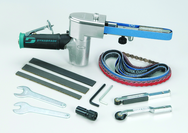 #40321 - 3/4 x 18'' Belt Size - Dynafile II Air Powered Belt Grinder - Industrial Tool & Supply