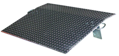 Aluminum Dockplates - #E4848 - 2600 lb Load Capacity - Not for use with fork trucks - Industrial Tool & Supply