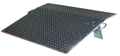 Aluminum Dockplates - #E4860 - 1800 lb Load Capacity - Not for use with fork trucks - Industrial Tool & Supply