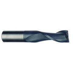 3/4 Dia. x 5 Overall Length 2-Flute Square End Solid Carbide SE End Mill-Round Shank-Center Cut-Uncoated - Industrial Tool & Supply