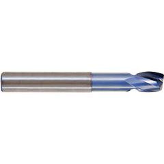 3/8-3/8 R.031 N.336 2Fl Reg Radius & Neck Alu-Power TiCN-Coated - Industrial Tool & Supply