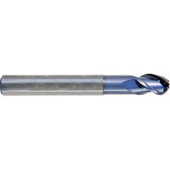 1/8-1/4-3/16-1/4X 2-3/8 N.117 3Fl Reg H-40 Ball Neck Alu-Power TiCN-Coated - Industrial Tool & Supply