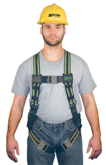 Miller Duraflex Ultra Harness w/Duraflex Stretchable Webbing; Friction Buckle Shoulder Straps & Quick Connect Leg & Chest Straps - Industrial Tool & Supply