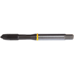 ‎#10-32 3 Flute H3 HSS-E PM DIN ANSI Machine Tap - Yellow Shark for Low Alloy Steels - Plug Style E-code # E90910-32 - Industrial Tool & Supply