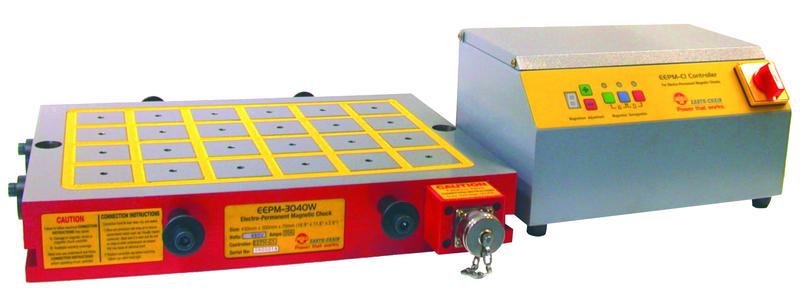 31.9" x 9.4" x 2.8" - Electro Permanent Magnetic Chuck - Industrial Tool & Supply