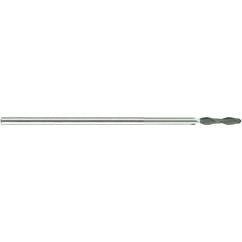 3/16 X 1/4 X 1-1/8 X 2 X 4-3/4 X .186 2Fl Long Reach H-30 Ball Diamond Coated - Industrial Tool & Supply