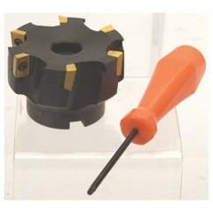 2" Dia. 90 Degree Face Mill - Uses ADKT 1505 Inserts - Industrial Tool & Supply