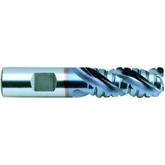 1/2 X 1/2 X 1-1/4 X 3-1/4 3Fl Reg SE Rougher Alum.T15.TiCN-Coated End Mill - Industrial Tool & Supply