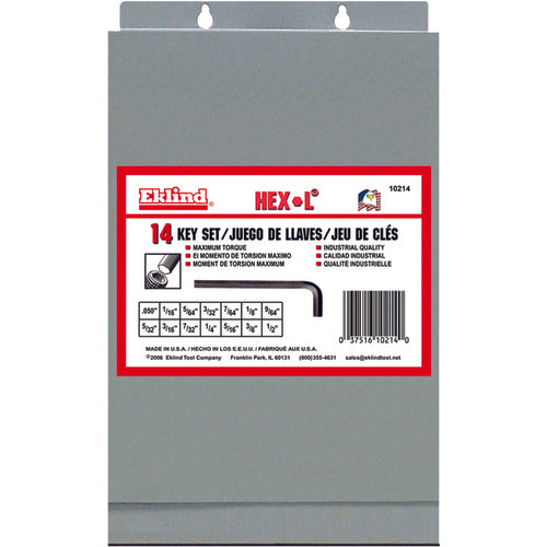 14PC HEX-L KEY SET - Industrial Tool & Supply